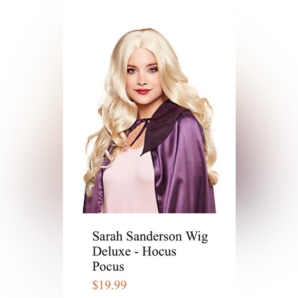 Halloween Sarah Sanderson Costume and Wig
Deluxe - Hocus Pocus - Picture 3 of 4